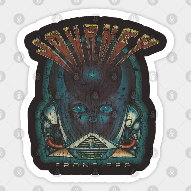 Frontiers Traveler 1983 Sticker by JCD666